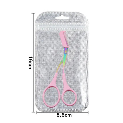 Eyebrow Trimming Scissors With Comb