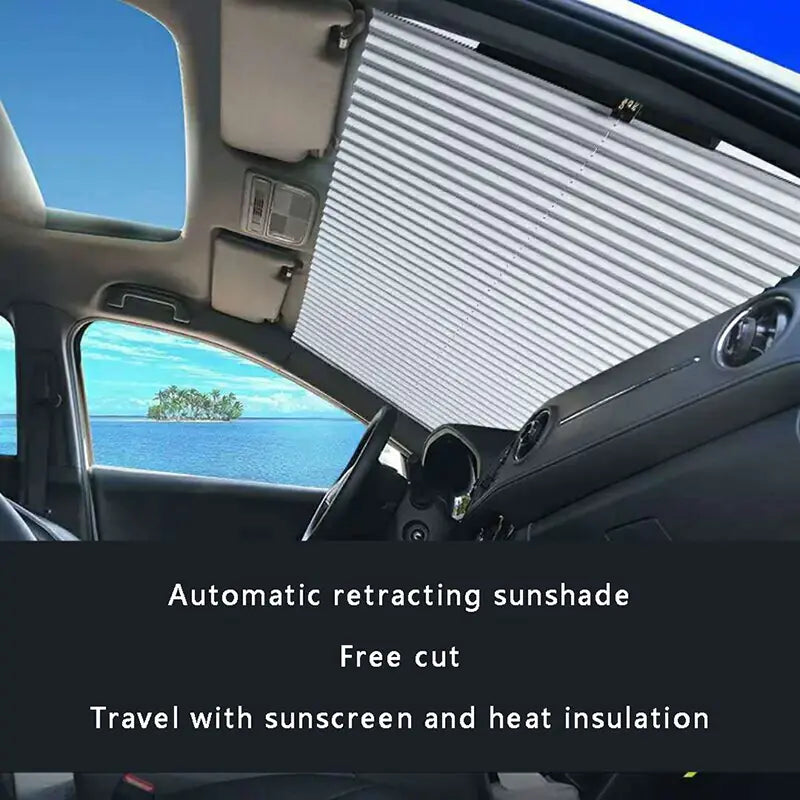 Curtain Type Car Windshield Sun Shade