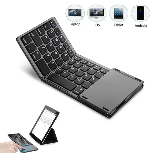 SLEEK™  Portable Bluetooth Keyboard With Touchpad