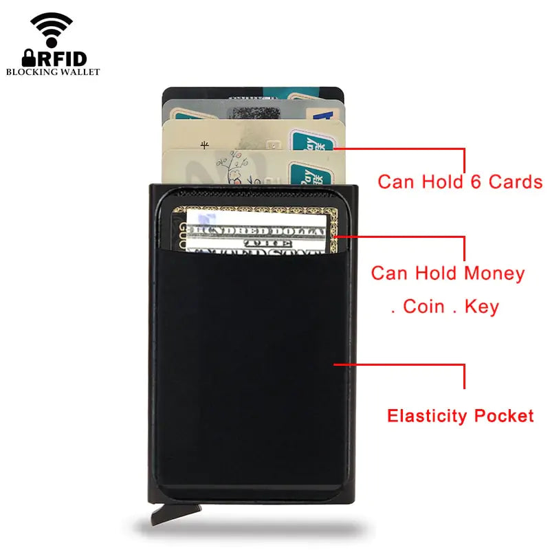 Smart Wallet Card Holder Metal